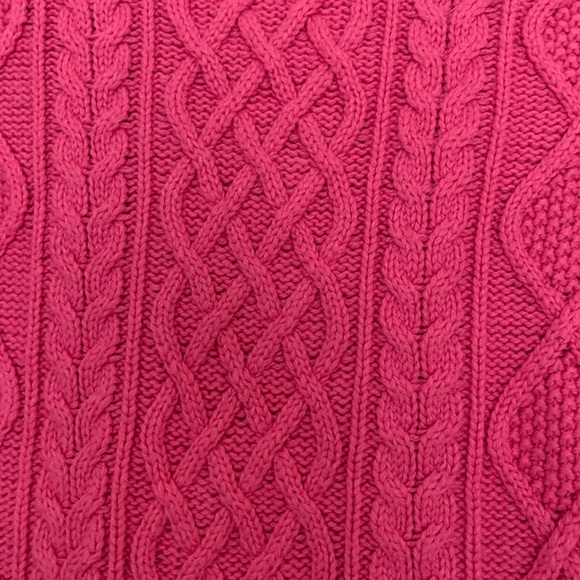 GAP Girls Cable Knit Pink Sweater (XL) - Picture 5 of 5